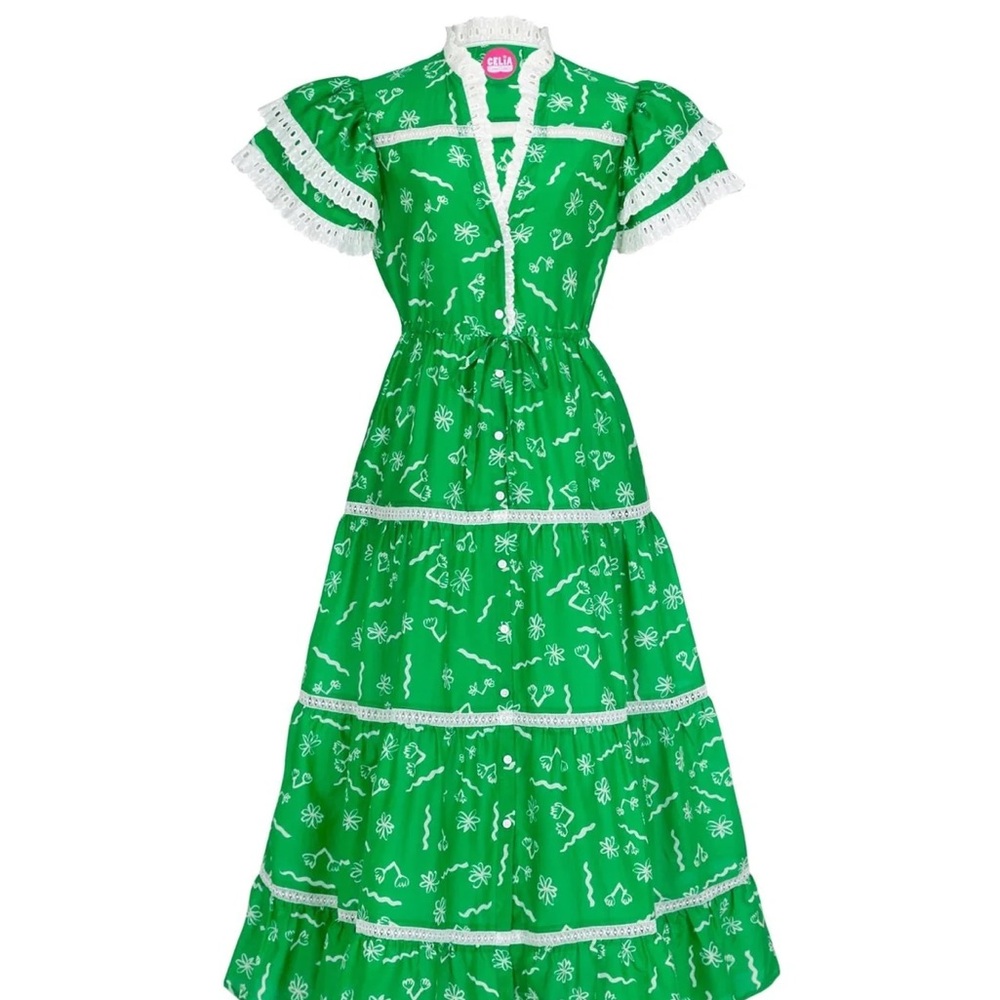 CeliaB Sedna Dress in green - M - NWT